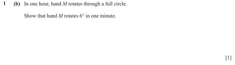 Question 1(b) - Cambridge IGCSE Maths Past Papers - Extended Calculator - Paper 6 - TZ2 November 2023