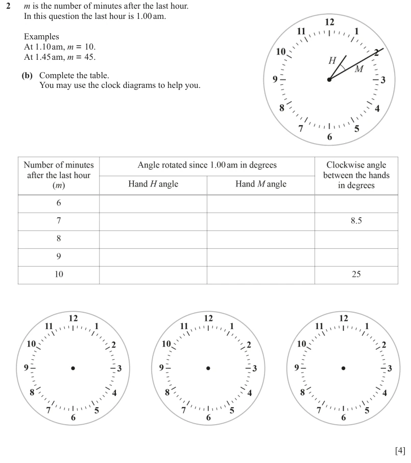 Question 2(b) - Cambridge IGCSE Maths Past Papers - Extended Calculator - Paper 6 - TZ2 November 2023