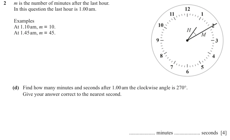 Question 2(d) - Cambridge IGCSE Maths Past Papers - Extended Calculator - Paper 6 - TZ2 November 2023