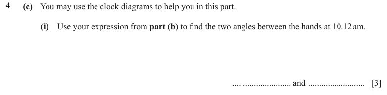 Question 4(c)(i) - Cambridge IGCSE Maths Past Papers - Extended Calculator - Paper 6 - TZ2 November 2023