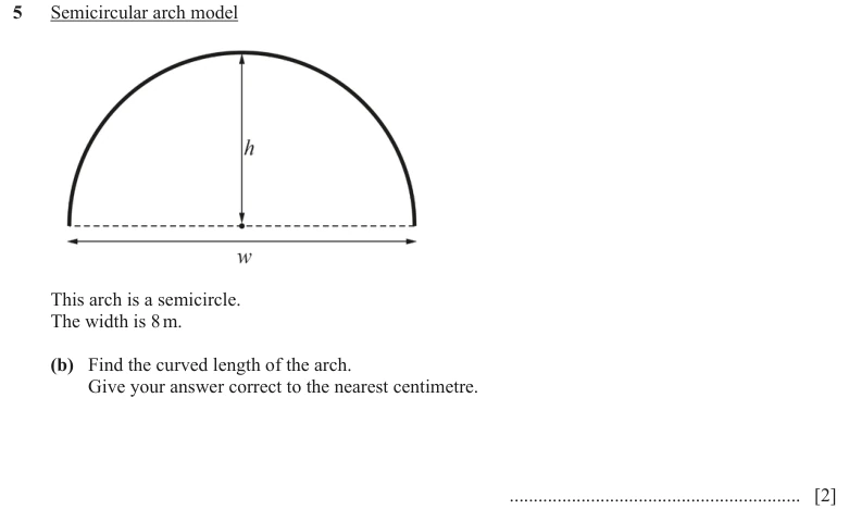 Question 5(b) - Cambridge IGCSE Maths Past Papers - Extended Calculator - Paper 6 - TZ2 November 2023