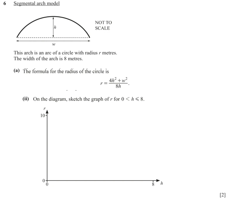 Question 6(a)(ii) - Cambridge IGCSE Maths Past Papers - Extended Calculator - Paper 6 - TZ2 November 2023