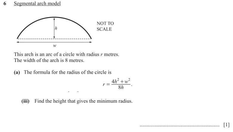 Question 6(a)(iii) - Cambridge IGCSE Maths Past Papers - Extended Calculator - Paper 6 - TZ2 November 2023
