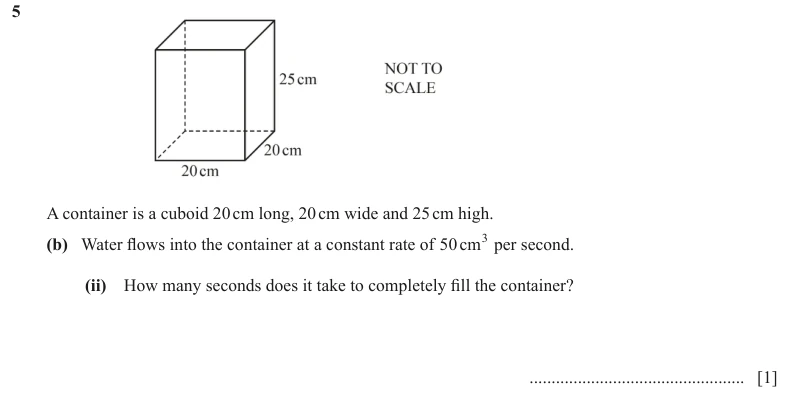 Question 5(b)(ii) - Cambridge IGCSE Maths Past Papers - Extended Calculator - Paper 6 - TZ3 November 2023
