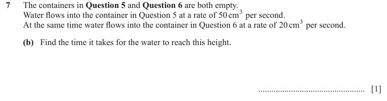 Question 7(b) - Cambridge IGCSE Maths Past Papers - Extended Calculator - Paper 6 - TZ3 November 2023