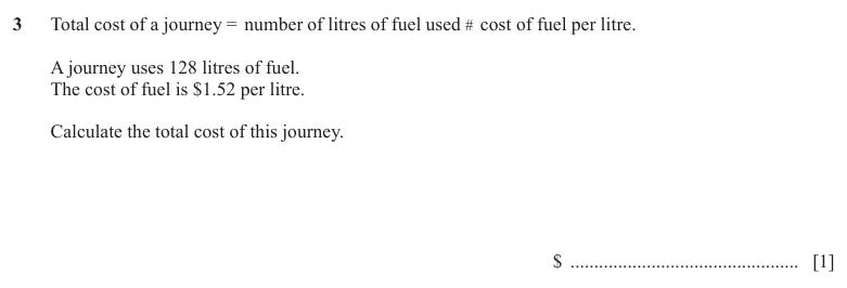 Question 3 - Cambridge IGCSE Maths Past Papers - Core Calculator - Paper 3 - TZ1 November 2025