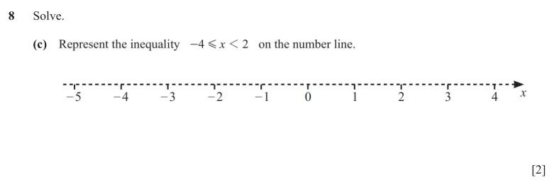 Question 8(c) - Cambridge IGCSE Maths Past Papers - Core Calculator - Paper 3 - TZ1 November 2025