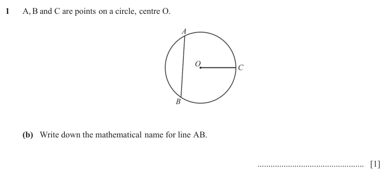 Question 2 - Cambridge IGCSE Maths Past Papers - Core Calculator - Paper 3 - TZ2 November 2025