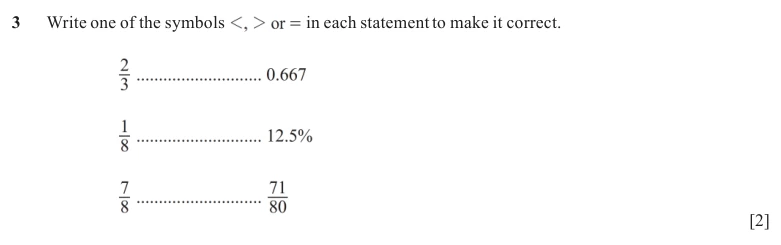 Question 4(a) - Cambridge IGCSE Maths Past Papers - Core Calculator - Paper 3 - TZ2 November 2025