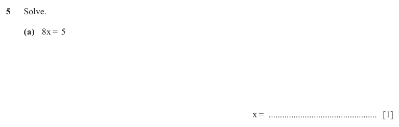 Question 6(a) - Cambridge IGCSE Maths Past Papers - Core Calculator - Paper 3 - TZ2 November 2025