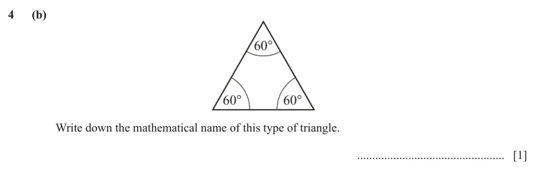 Question 4(b) - Cambridge IGCSE Maths Past Papers - Core Calculator - Paper 3 - TZ3 November 2025