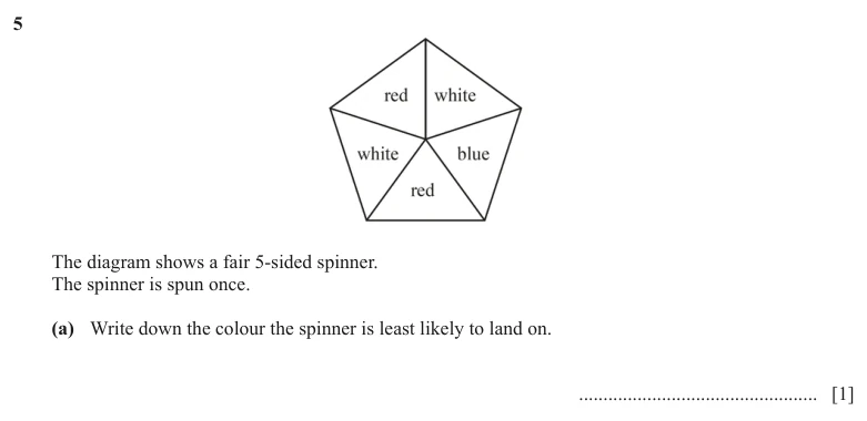 Question 5(a) - Cambridge IGCSE Maths Past Papers - Core Calculator - Paper 3 - TZ3 November 2025