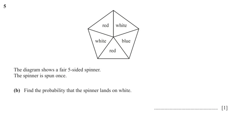 Question 5(b) - Cambridge IGCSE Maths Past Papers - Core Calculator - Paper 3 - TZ3 November 2025