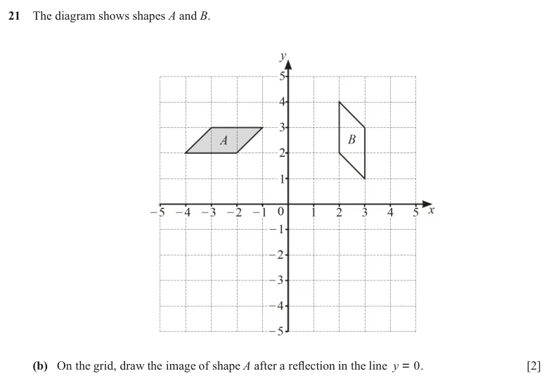 Question 21(b) - Cambridge IGCSE Maths Past Papers - Core Calculator - Paper 3 - TZ3 November 2025