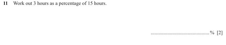 Question 11 - Cambridge IGCSE Maths Past Papers - Core Non Calculator - Paper 1 - TZ1 November 2023