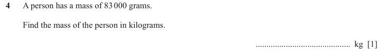 Question 4 - Cambridge IGCSE Maths Past Papers - Core Non Calculator - Paper 1 - TZ2 November 2023