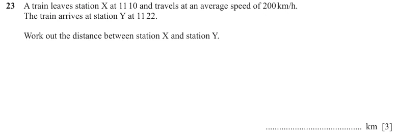 Question 23 - Cambridge IGCSE Maths Past Papers - Core Non Calculator - Paper 1 - TZ2 November 2023