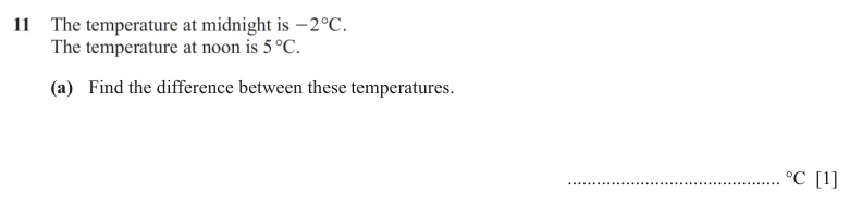 Question 11(a) - Cambridge IGCSE Maths Past Papers - Core Non Calculator - Paper 1 - TZ1 November 2025