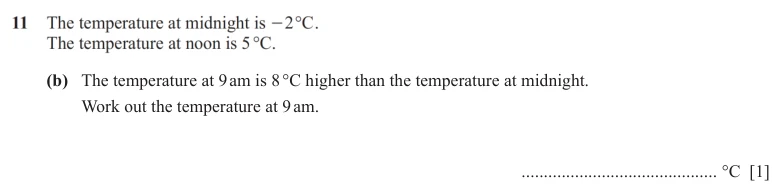 Question 11(b) - Cambridge IGCSE Maths Past Papers - Core Non Calculator - Paper 1 - TZ1 November 2025