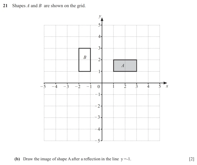 Question 21(b) - Cambridge IGCSE Maths Past Papers - Core Non Calculator - Paper 1 - TZ1 November 2025