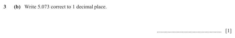 Question 3(b) - Cambridge IGCSE Maths Past Papers - Core Non Calculator - Paper 1 - TZ2 November 2025