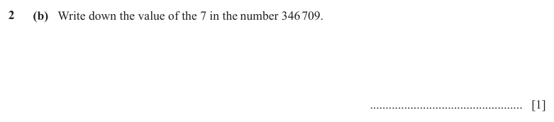 Question 2(b) - Cambridge IGCSE Maths Past Papers - Core Non Calculator - Paper 1 - TZ3 November 2025