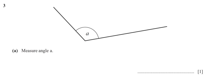 Question 3(a) - Cambridge IGCSE Maths Past Papers - Core Non Calculator - Paper 1 - TZ3 November 2025