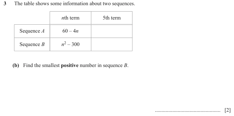 Question 3(b) - Cambridge IGCSE Maths Past Papers - Extended Calculator - Paper 2 - TZ1 June 2024