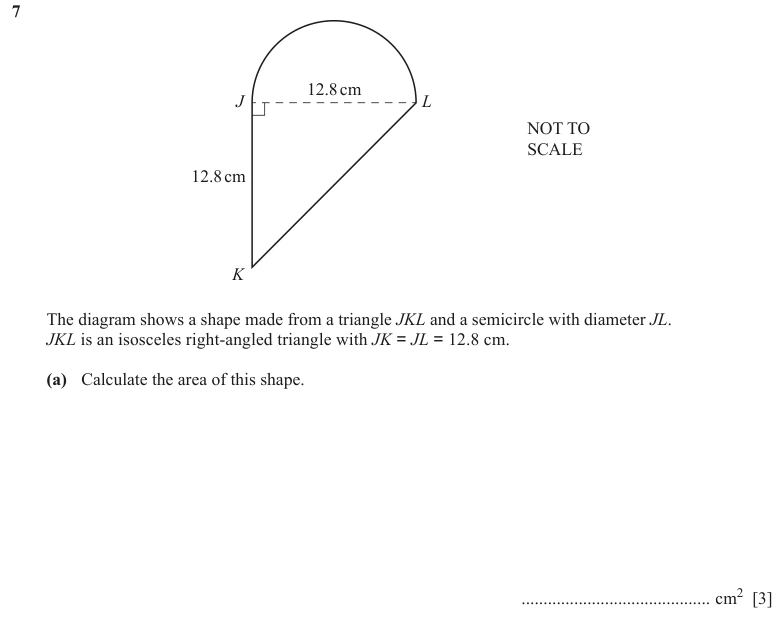 Question 7(a) - Cambridge IGCSE Maths Past Papers - Extended Calculator - Paper 2 - TZ1 June 2024