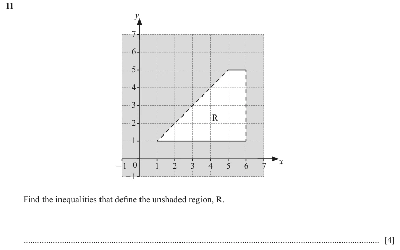 Question 11 - Cambridge IGCSE Maths Past Papers - Extended Calculator - Paper 2 - TZ1 June 2024