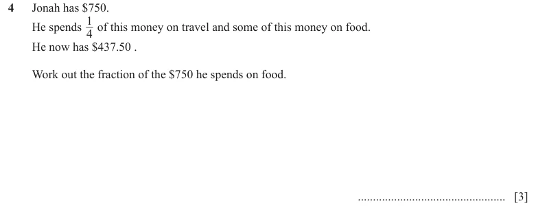 Question 4 - Cambridge IGCSE Maths Past Papers - Extended Calculator - Paper 2 - TZ2 June 2024