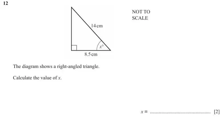 Question 12 - Cambridge IGCSE Maths Past Papers - Extended Calculator - Paper 2 - TZ2 June 2024