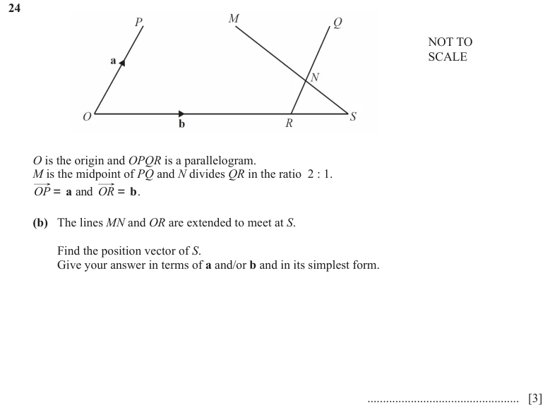 Question 24(b) - Cambridge IGCSE Maths Past Papers - Extended Calculator - Paper 2 - TZ2 June 2024