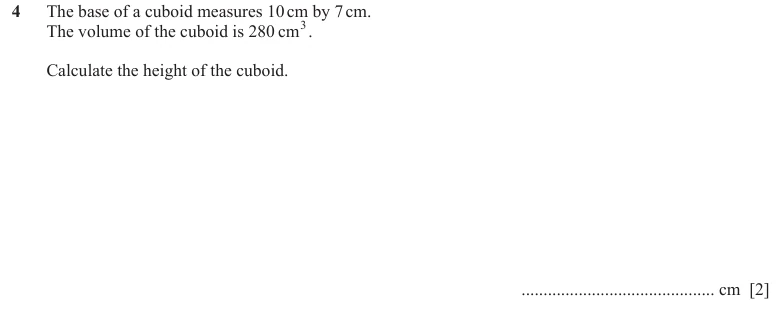 Question 4 - Cambridge IGCSE Maths Past Papers - Extended Calculator - Paper 2 - TZ3 June 2024