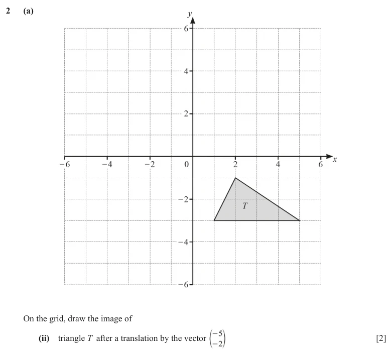 Question 2(a)(ii) - Cambridge IGCSE Maths Past Papers - Extended Calculator - Paper 4 - TZ1 June 2024