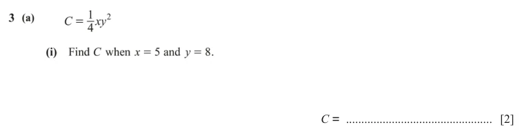 Question 3(a)(i) - Cambridge IGCSE Maths Past Papers - Extended Calculator - Paper 4 - TZ1 June 2024