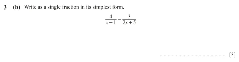 Question 3(b) - Cambridge IGCSE Maths Past Papers - Extended Calculator - Paper 4 - TZ1 June 2024
