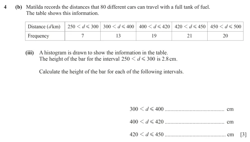 Question 4(b)(iii) - Cambridge IGCSE Maths Past Papers - Extended Calculator - Paper 4 - TZ1 June 2024