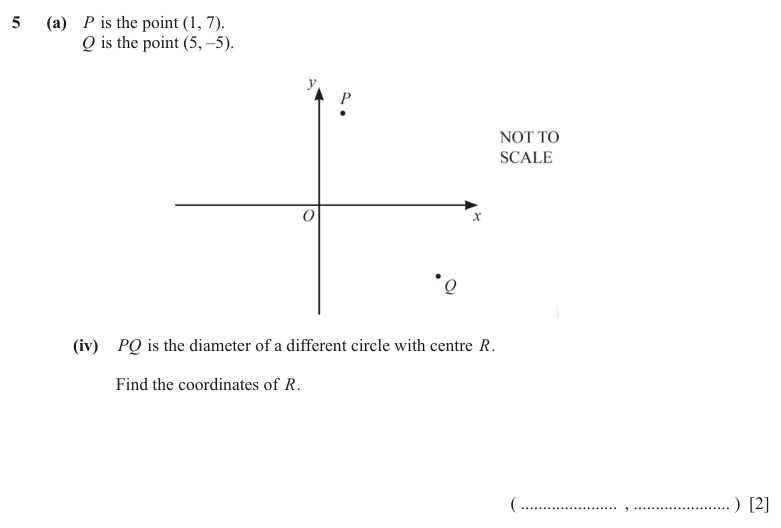 Question 5(a)(iv) - Cambridge IGCSE Maths Past Papers - Extended Calculator - Paper 4 - TZ1 June 2024