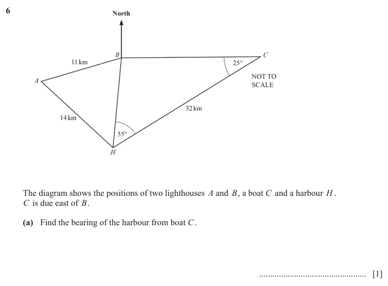 Question 6(a) - Cambridge IGCSE Maths Past Papers - Extended Calculator - Paper 4 - TZ1 June 2024