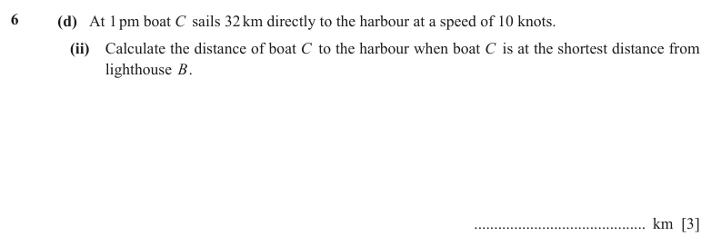 Question 6(d)(ii) - Cambridge IGCSE Maths Past Papers - Extended Calculator - Paper 4 - TZ1 June 2024