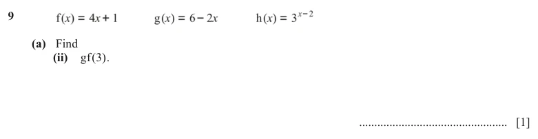 Question 9(a)(ii) - Cambridge IGCSE Maths Past Papers - Extended Calculator - Paper 4 - TZ1 June 2024