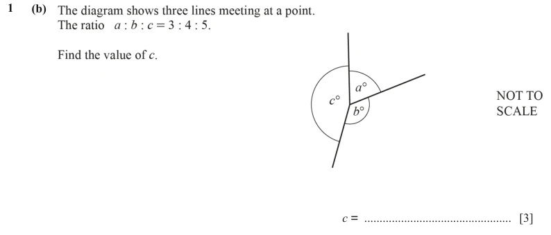 Question 1(b) - Cambridge IGCSE Maths Past Papers - Extended Calculator - Paper 4 - TZ2 June 2024