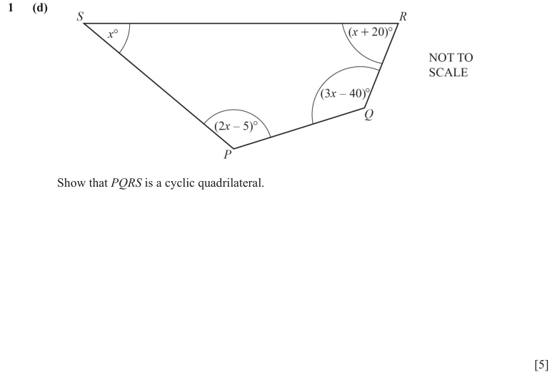 Question 1(d) - Cambridge IGCSE Maths Past Papers - Extended Calculator - Paper 4 - TZ2 June 2024