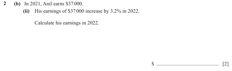 Question 2(b)(ii) - Cambridge IGCSE Maths Past Papers - Extended Calculator - Paper 4 - TZ2 June 2024