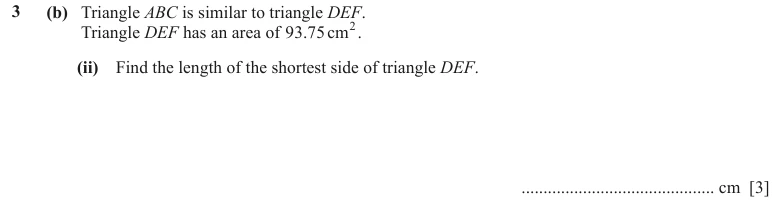 Question 3(b)(ii) - Cambridge IGCSE Maths Past Papers - Extended Calculator - Paper 4 - TZ2 June 2024