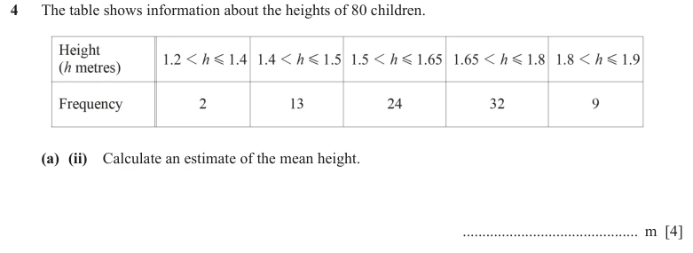 Question 4(a)(ii) - Cambridge IGCSE Maths Past Papers - Extended Calculator - Paper 4 - TZ2 June 2024