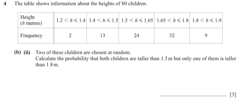 Question 4(b)(ii) - Cambridge IGCSE Maths Past Papers - Extended Calculator - Paper 4 - TZ2 June 2024