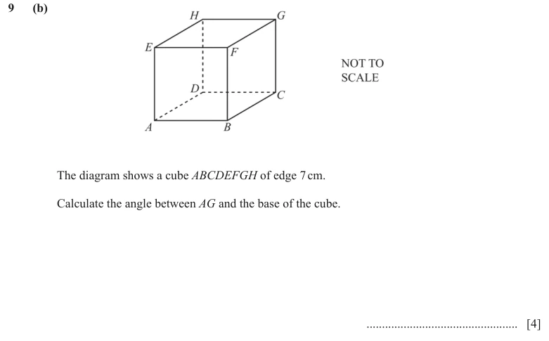 Question 9(b) - Cambridge IGCSE Maths Past Papers - Extended Calculator - Paper 4 - TZ3 June 2024