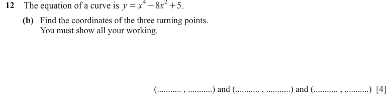 Question 12(b) - Cambridge IGCSE Maths Past Papers - Extended Calculator - Paper 4 - TZ3 June 2024